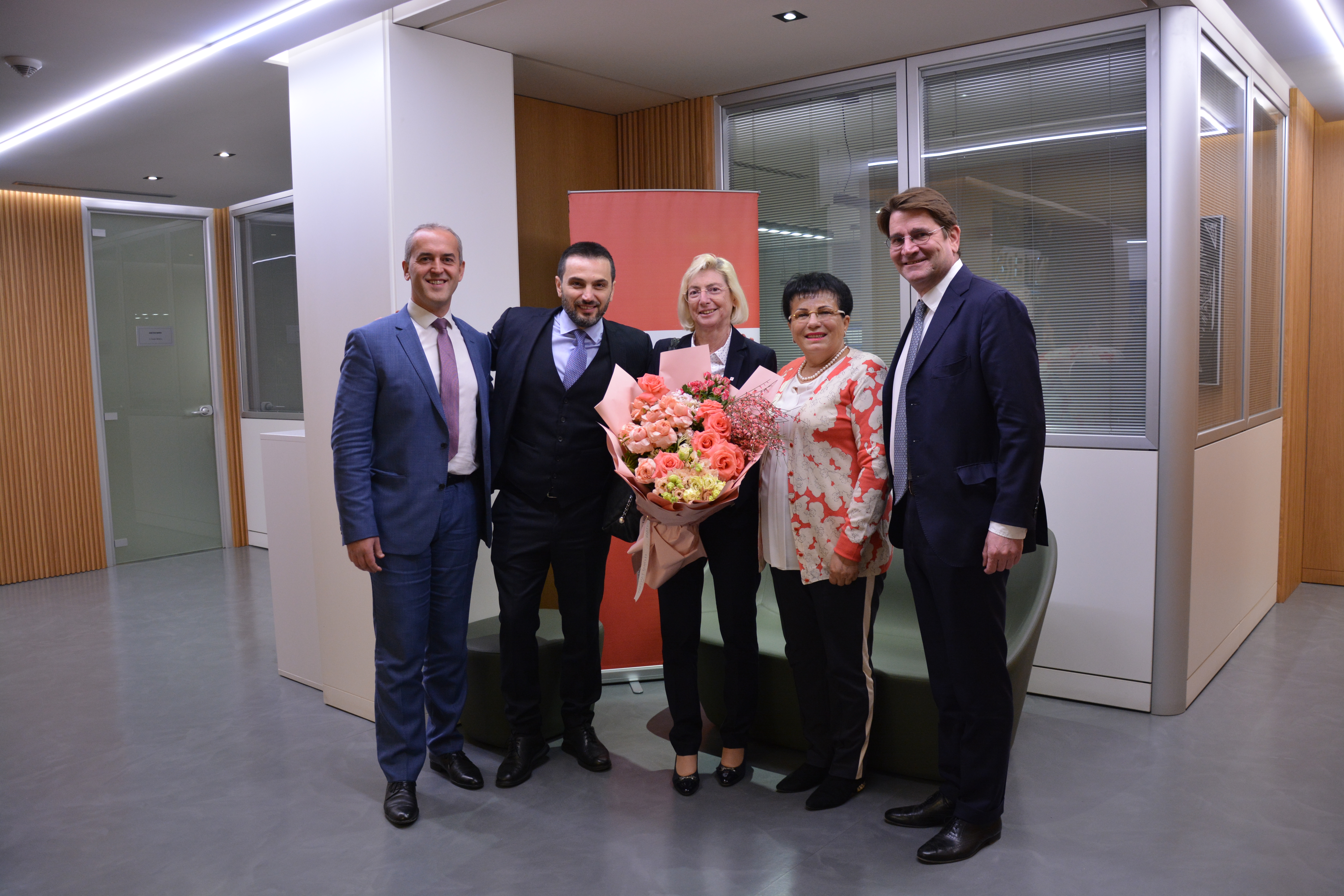Vizita e Znj. Elisabeth Stadler në zyrat qendrore të INTERSIG VIG 